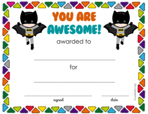 Batman-You-Are-Awesome-Award-Fillable